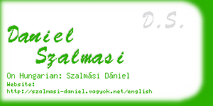 daniel szalmasi business card