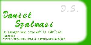 daniel szalmasi business card